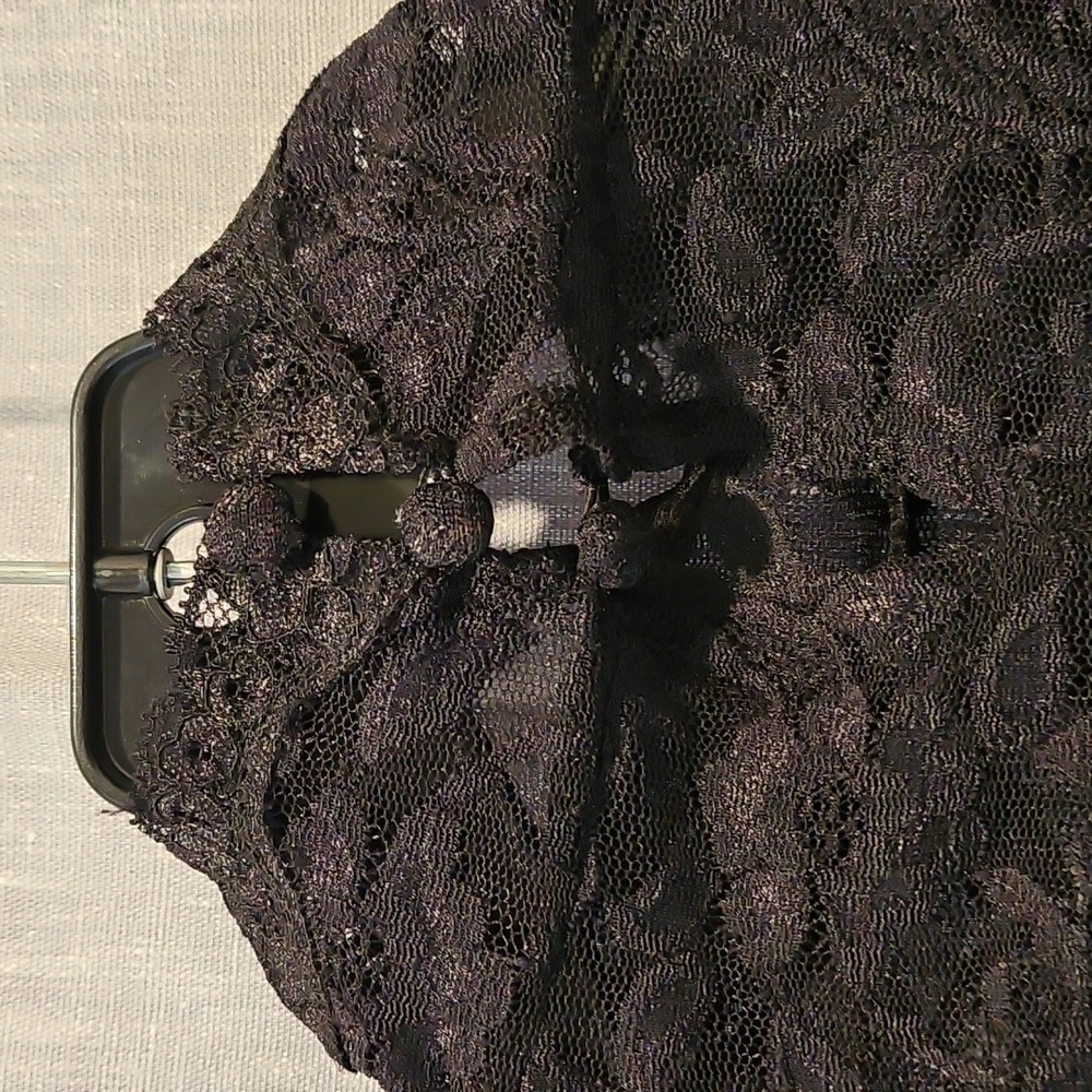 Moda International Elegant Black Lace Dress - Picture 9 of 17